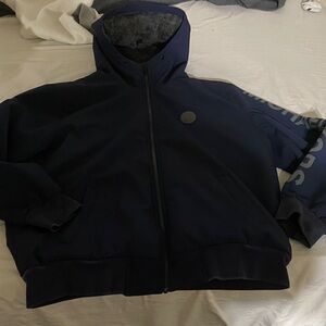 Michael Kors Dark Blue Jacket with Gold Logo